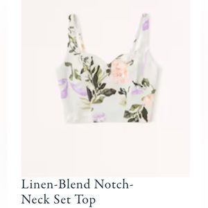 Linen Floral Matching Abercrombie Set